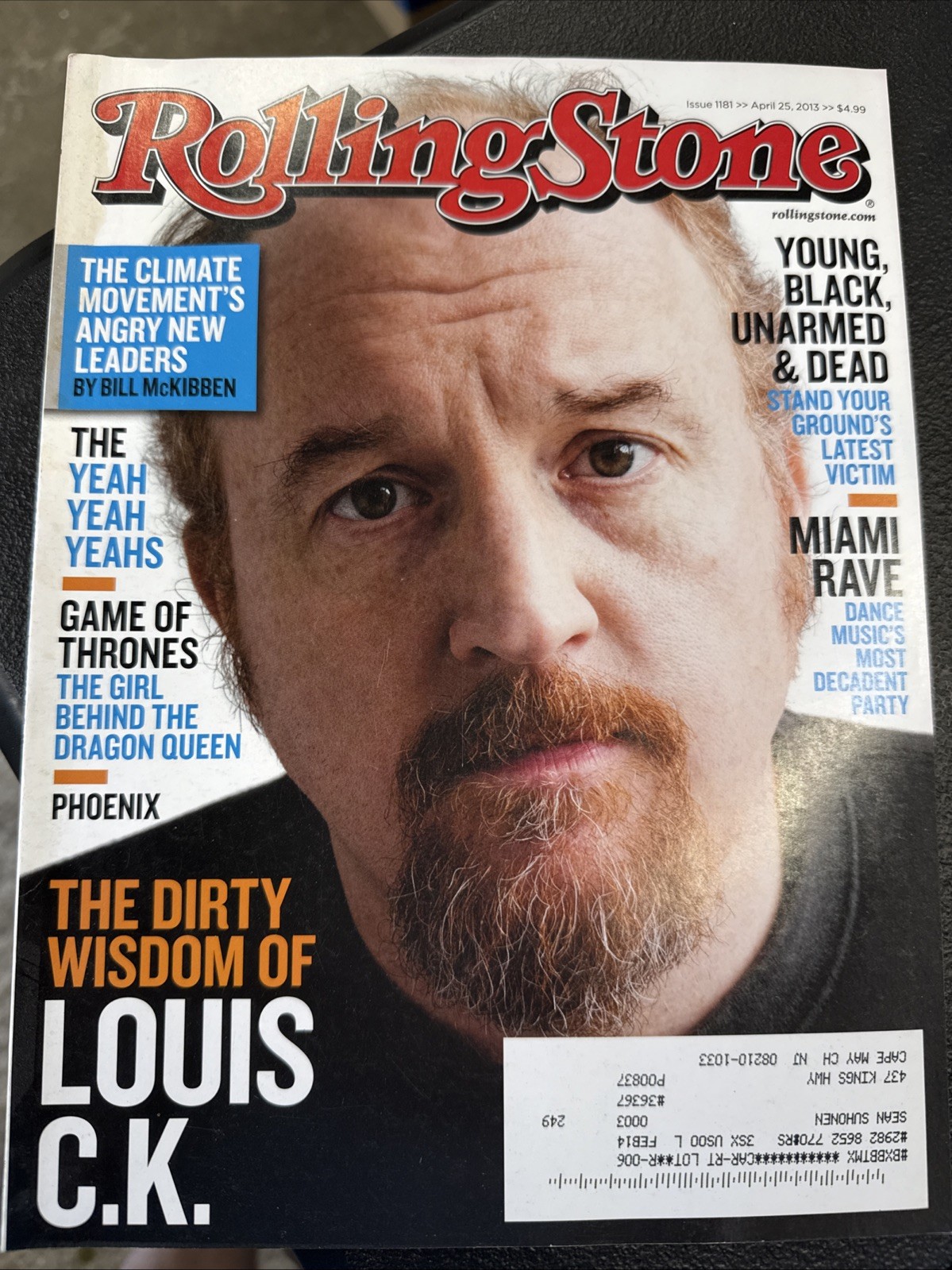 Rolling Stone Magazine Issue 1181 April 25, 2013 Louis C.K.