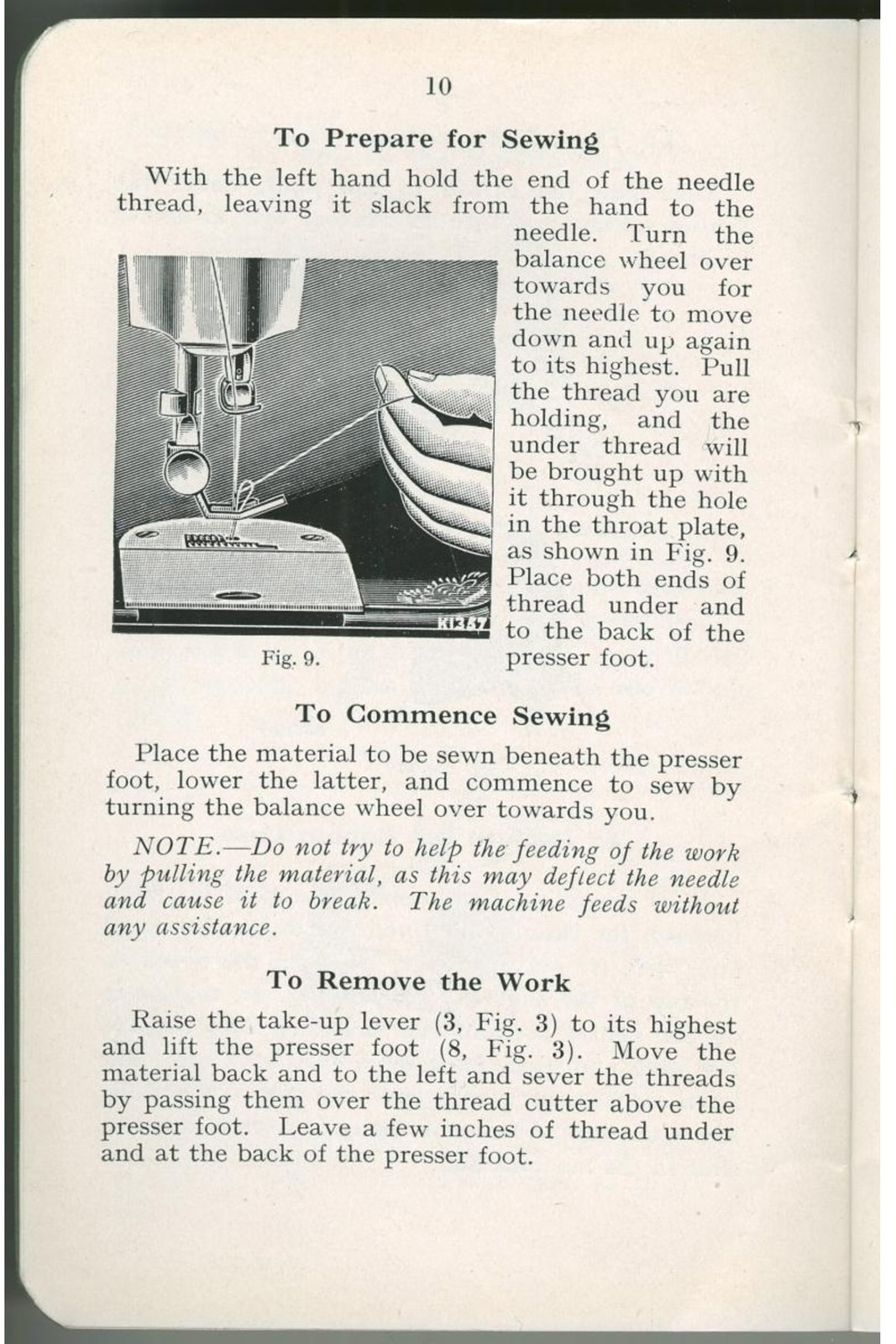 SINGER Model 15 Sewing Machine Instruction Manual – WIRE BOUND – TOUGH COVERS