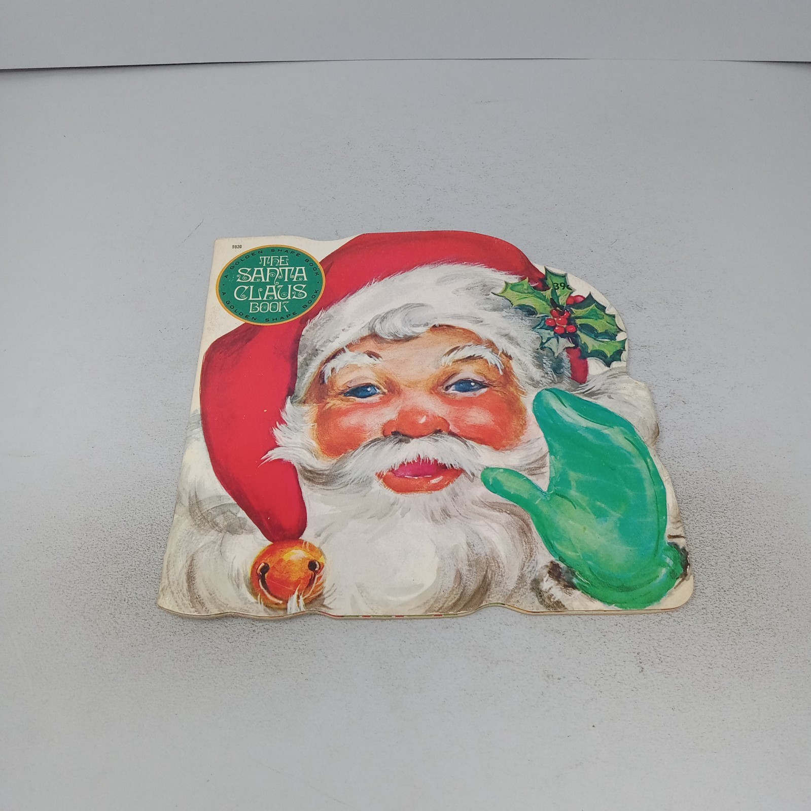The Santa Claus Book: 1975 Golden Press Shape Book Paperback by Eileen Daly