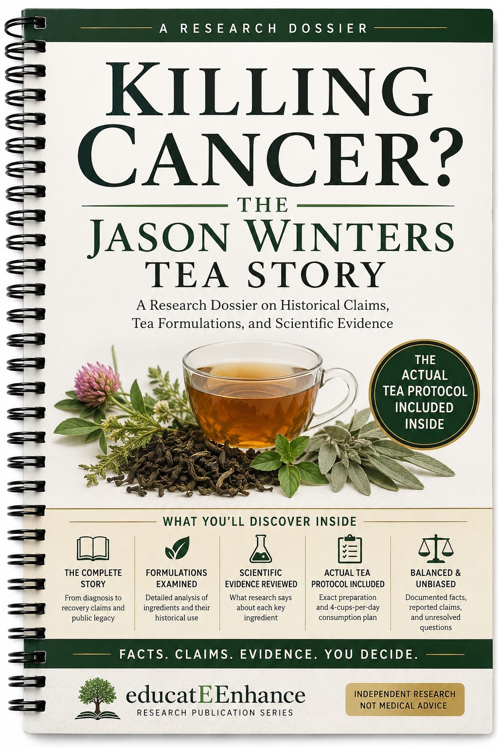 Killing Cancer? Jason Winters Tea Story Research Dossier Tea Protocol Book