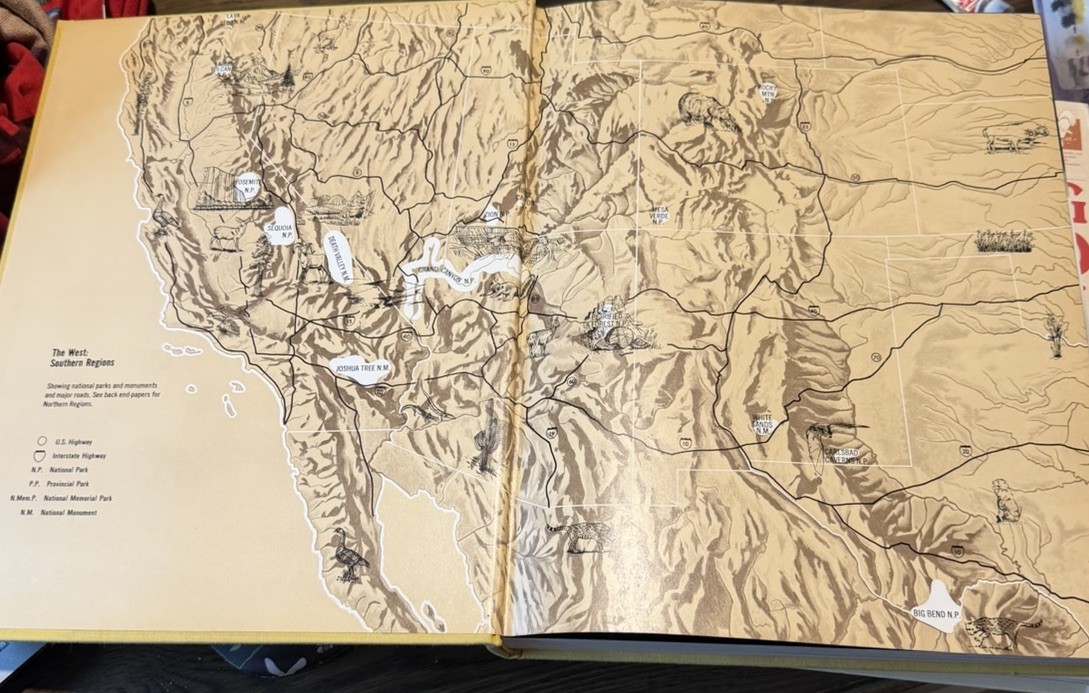 Beautiful Illustration Coffee Table Book The American West A Natural History