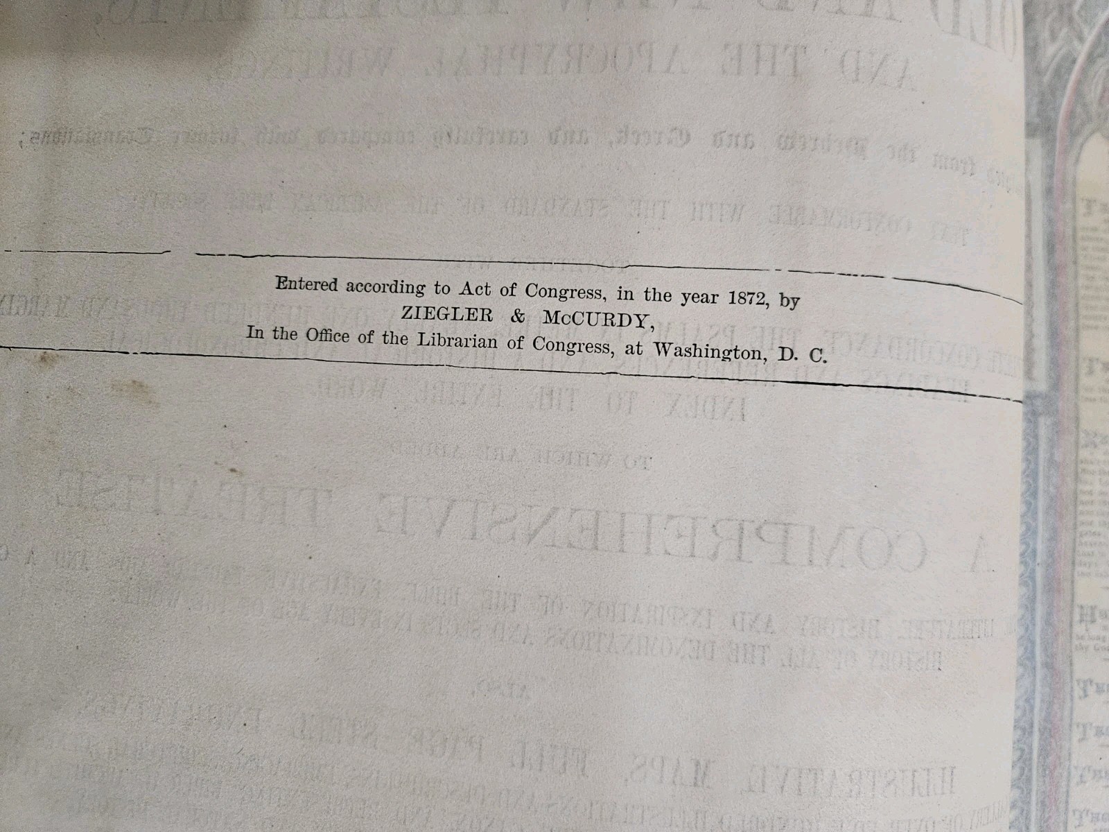 The Peoples&rsquo;s Standard Edition Of The Holy Bible- As is. 1872-1875
