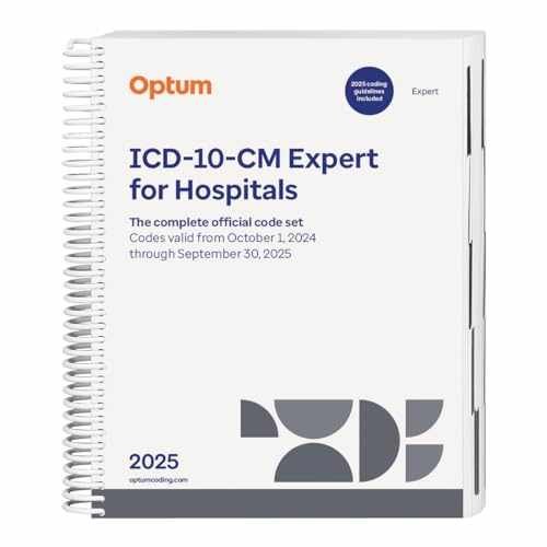 2025 ICD-10-CM Expert for Hospitals with – Spiral-bound, by Optum – Good