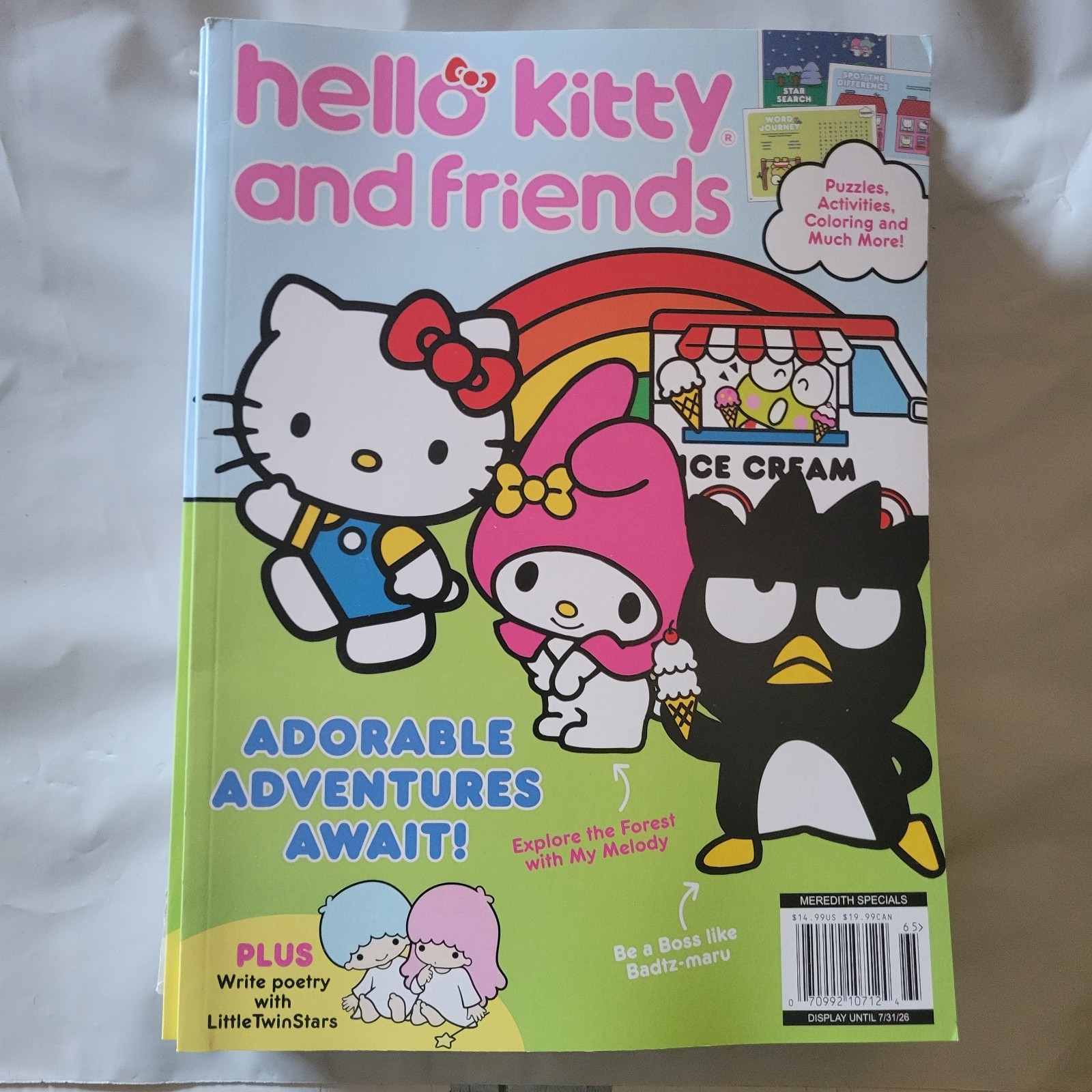 Hello Kitty & Friends Magazine 2026 ~ Adorable Adventures Await! ~ Activities