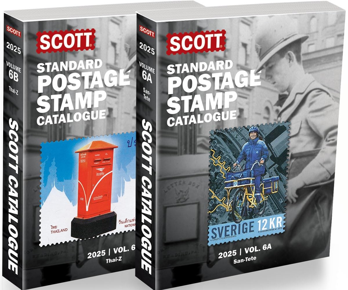 2025 SCOTT CATALOGUE VOLUME 6 (Scott Standard Postage Stamp Catalogue)