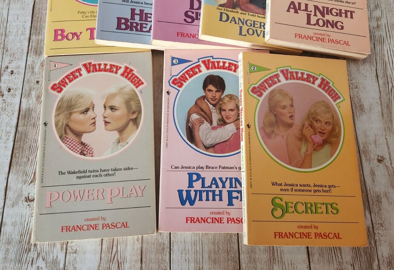 1990&rsquo;s Sweet Valley High Books BUILD YOUR COLLECTION Francine Pascal Paperback