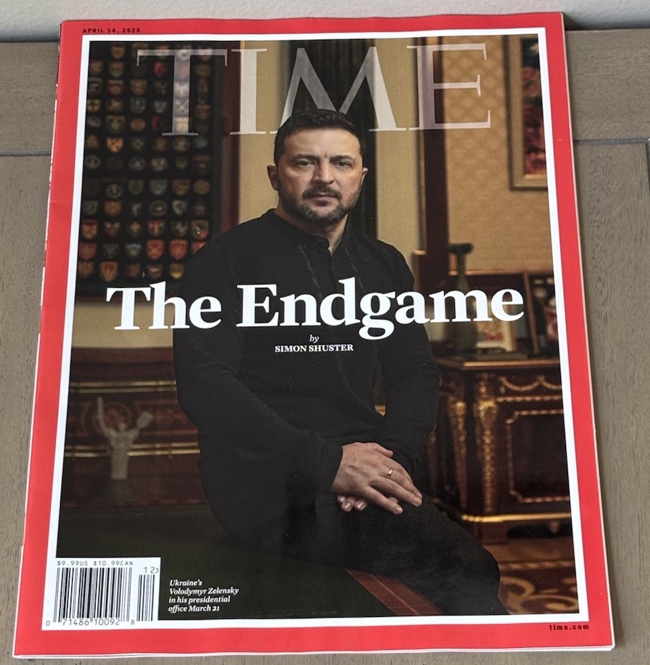 Volodymyr Zelenskyy Ukraine NO LABEL – Time Magazine – April 15, 2025