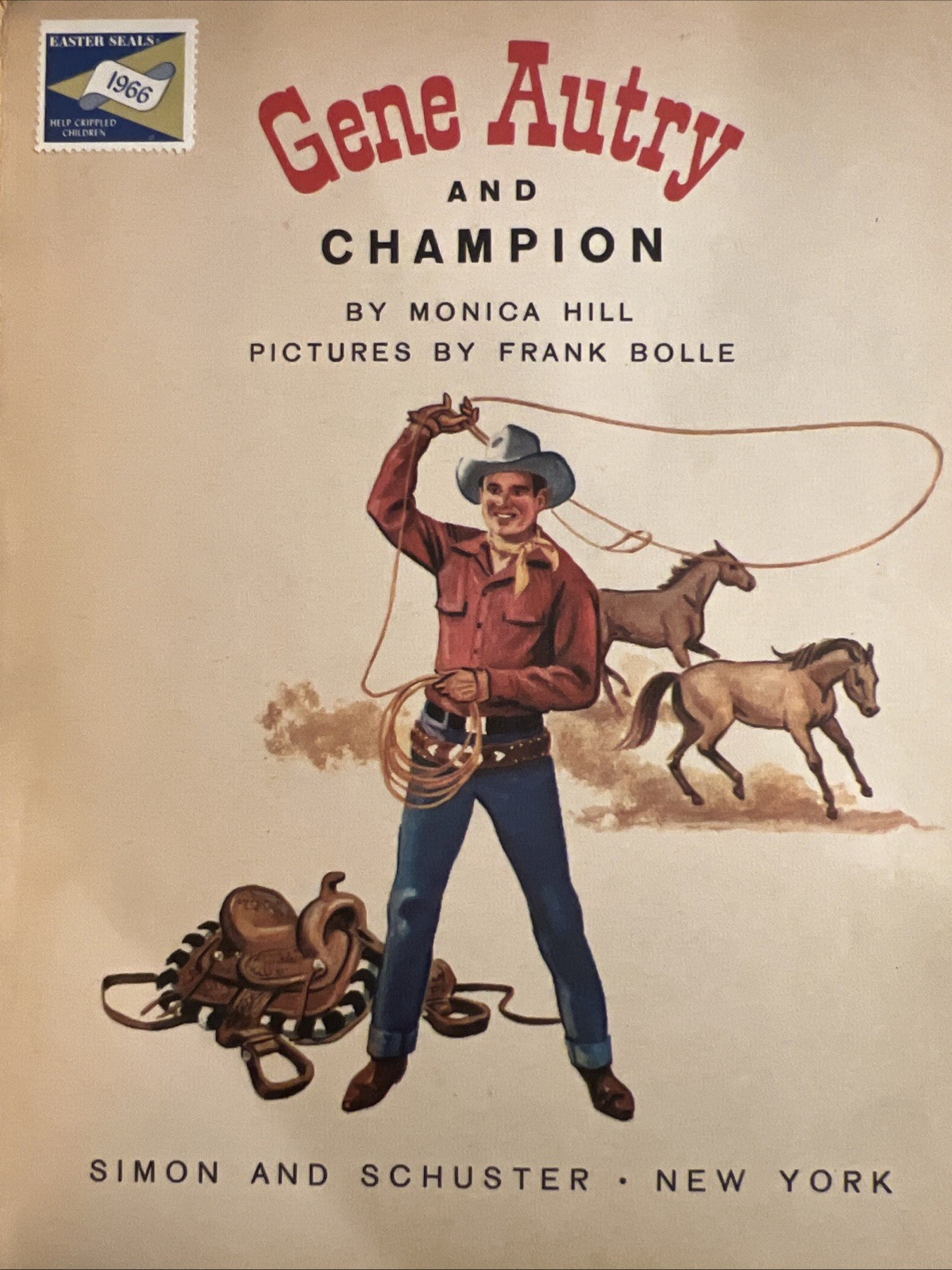 Vintage A Little Golden Book Gene Autry And Champion .25 267 1956 “A” # 5022