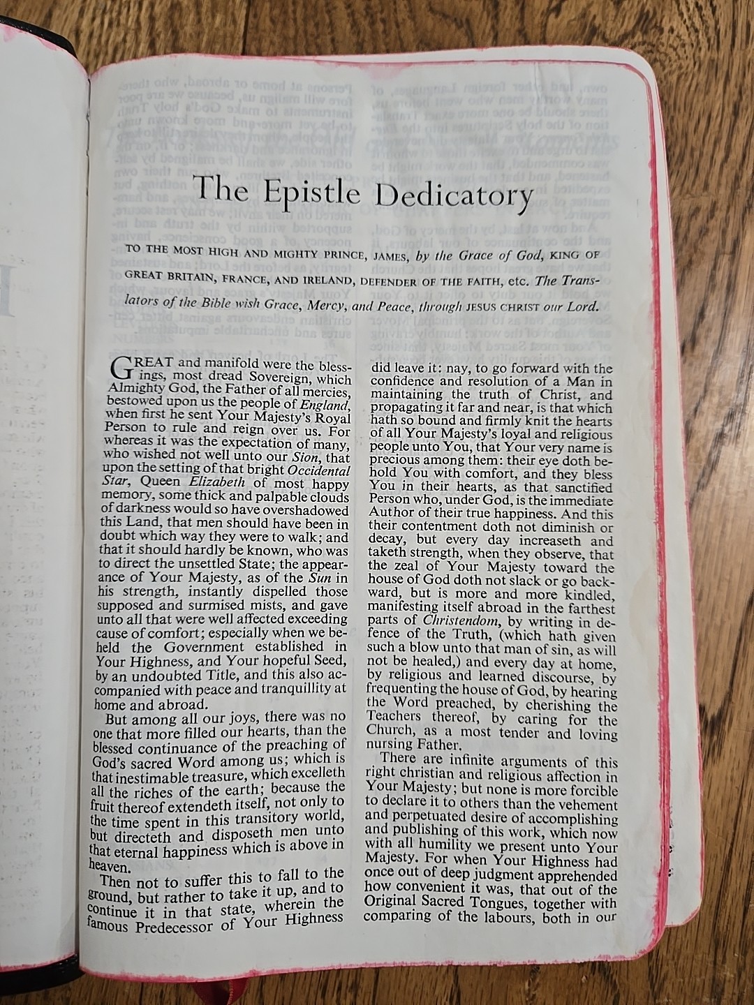 Holy Bible King James Version Self-Pronouncing Red-Letter Edition 1st Edition