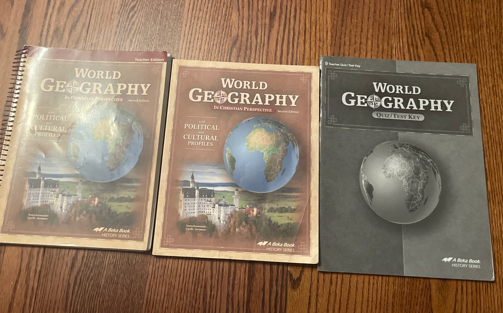 World Geography in Christian Perspective 2nd Ed Teacher ed,txt book and test key