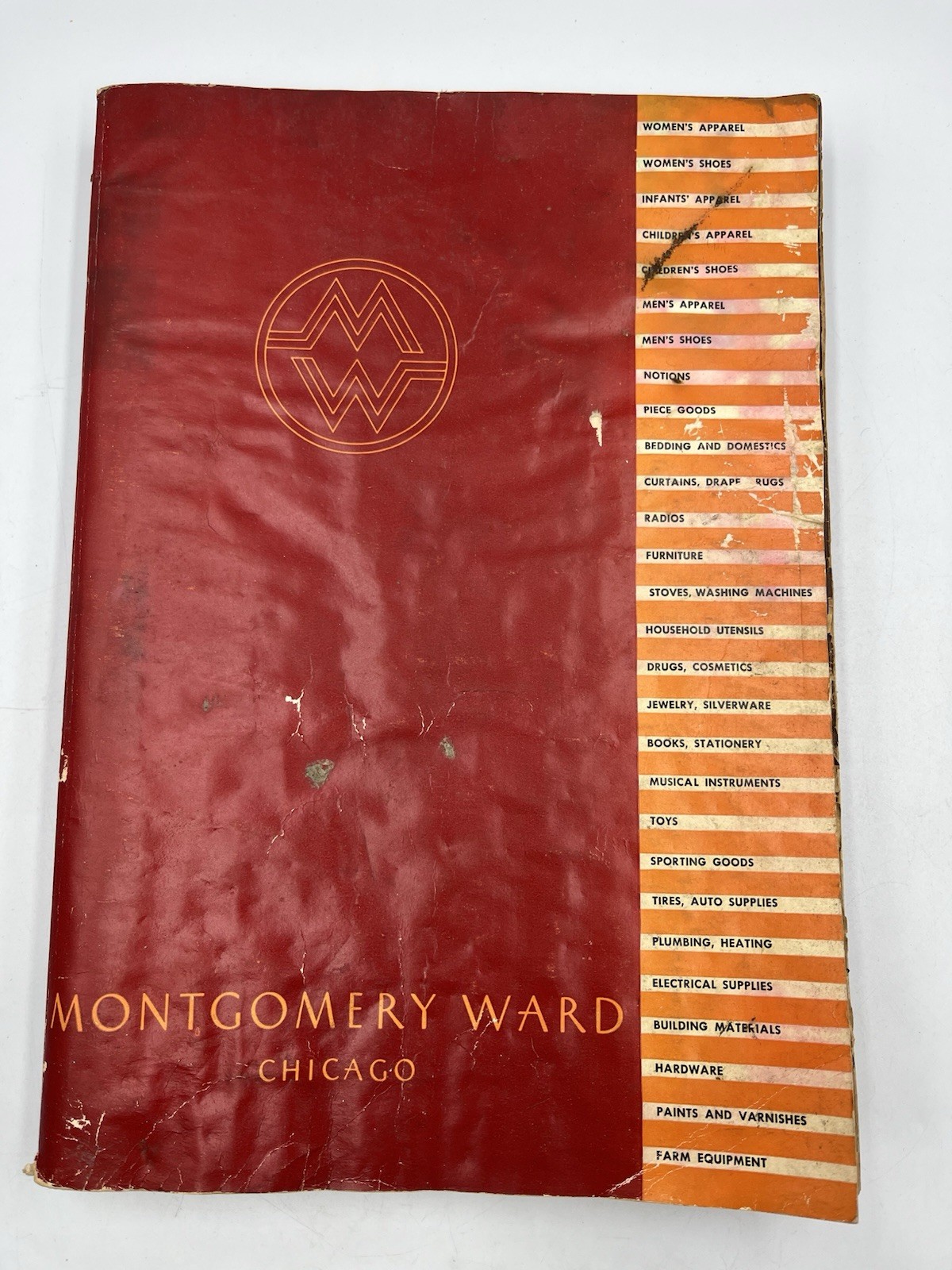 Vintage 1934-1935 Montgomery Ward Fall & Winter Catalog 600 + pages CHICAGO