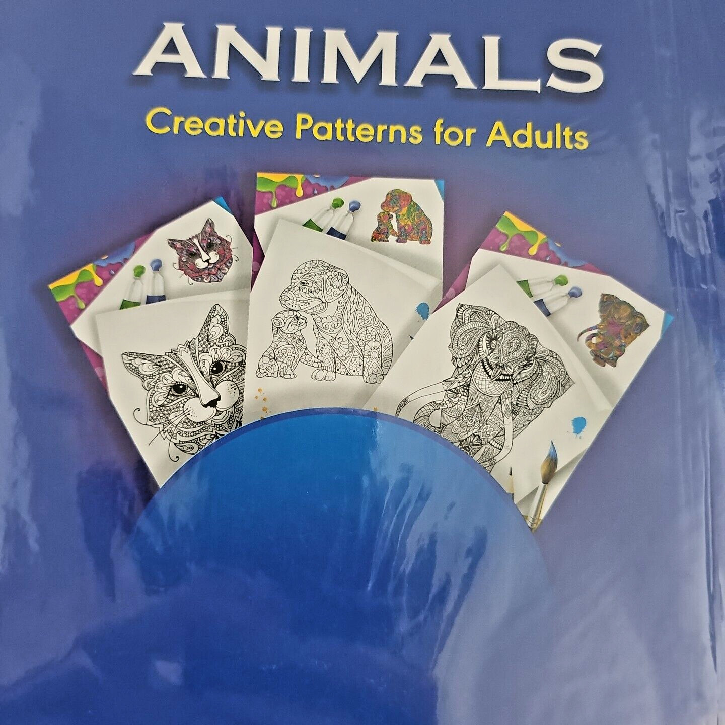 Animals Creative Patterns for Adults COLORING BOOK 32 Pages