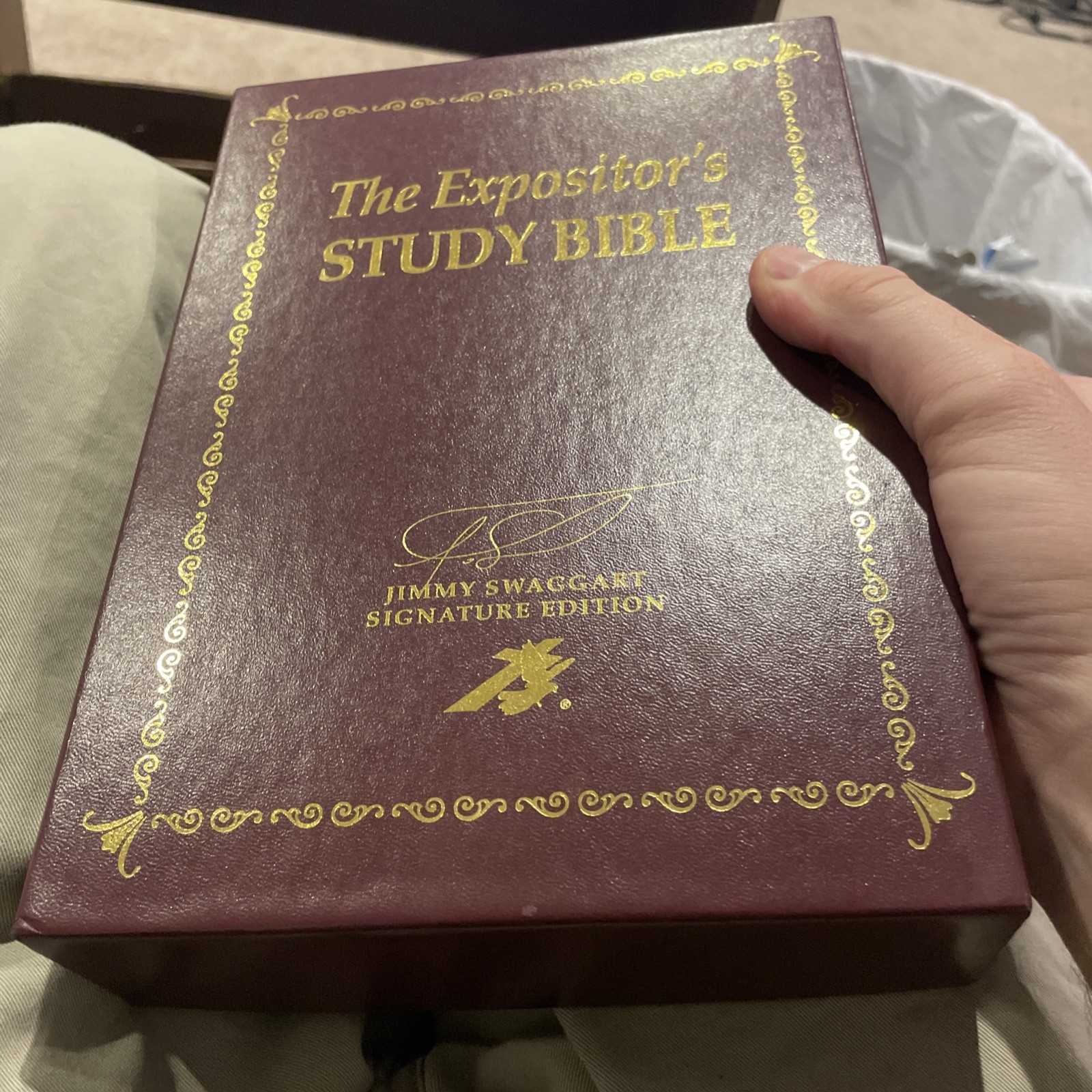 Jimmy Swaggart Signature edition KJV Expositor&rsquo;s Study Bible GENUINE LEATHER