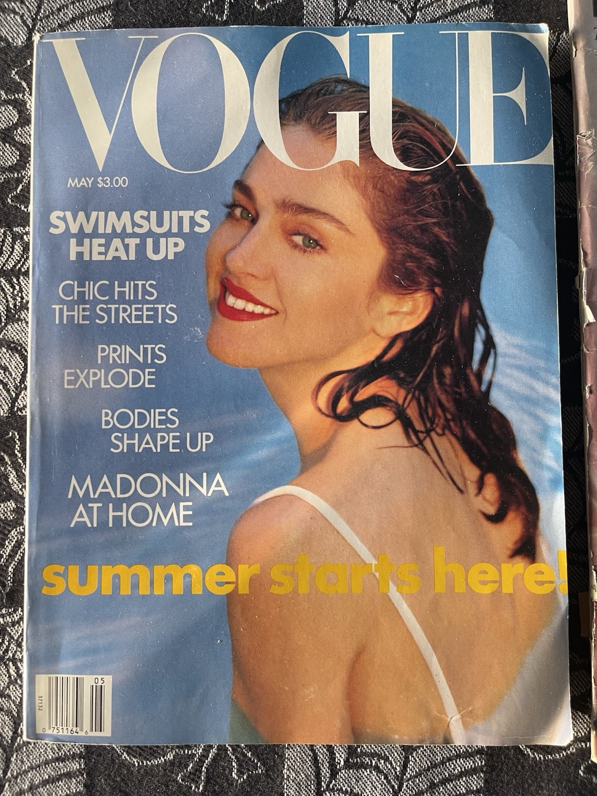 MADONNA COVER STORY MAGAZINE LOT – VOGUE MAY 1989 + ROLLING STONE #606 1991
