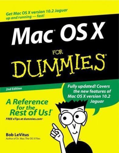 Mac OS X For Dummies – 0764525646, paperback, Bob LeVitus