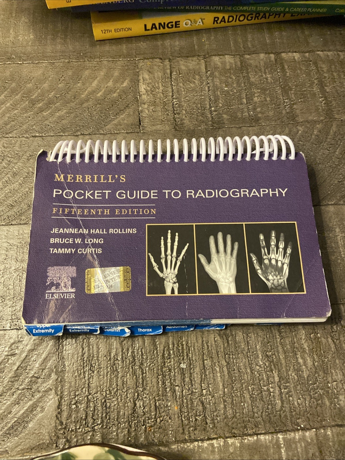 Merrill&rsquo;s Pocket Guide to Radiography by Jeannean Hall Rollins (2022, Spiral)