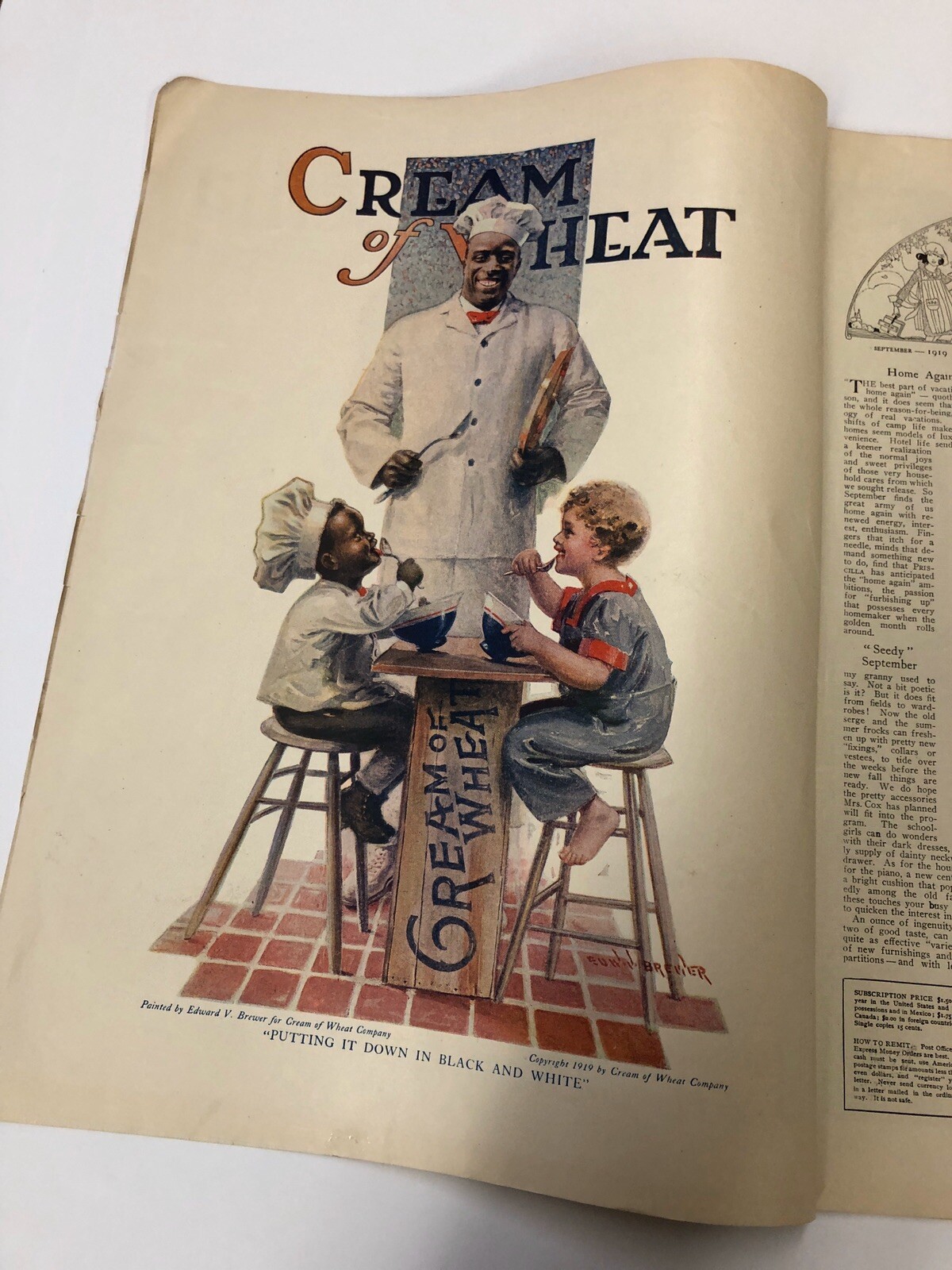 Modern Priscilla Magazine Needlework Women&rsquo;s Fashions Vintage Ads Sept. 1919