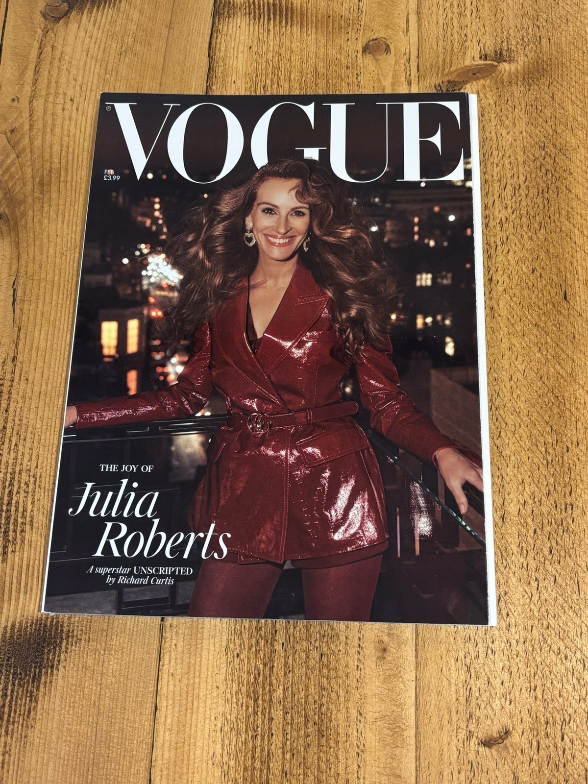Vogue UK Magazine February 2024 Subscribers Cover Julia Roberts – NEW UNREAD