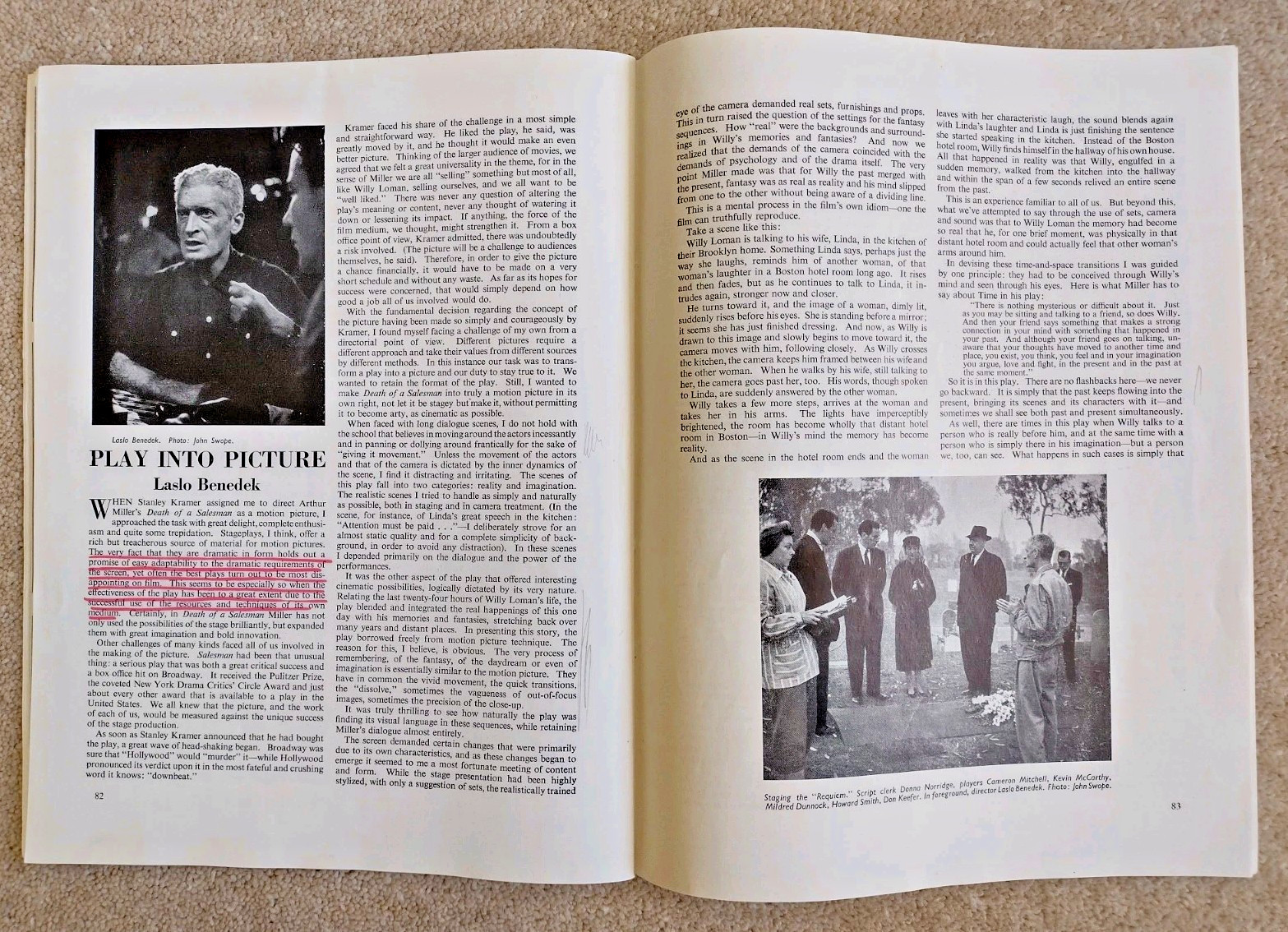 Sight and Sound 1952 full year x4 Streetcar Clair Cocteau horror Dietrich +++