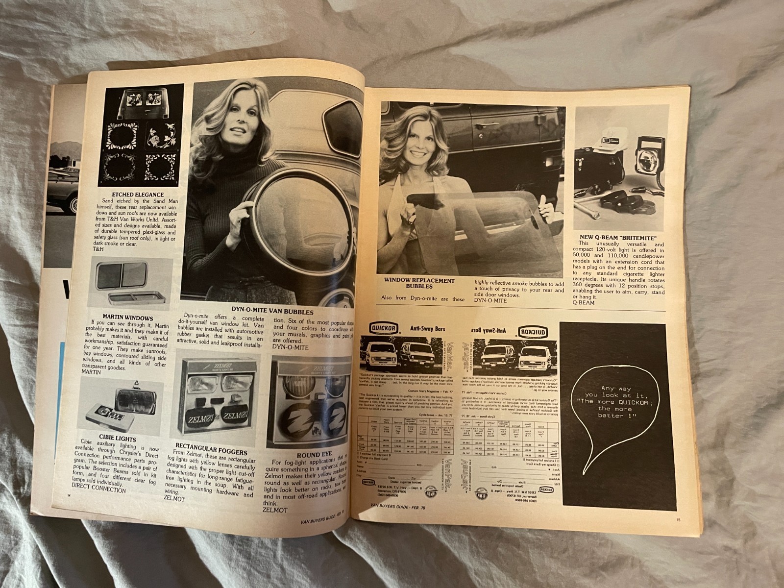 Van World Buyer&rsquo;s Guide Magazine February 1978 Grilles Spoilers Windows Sunroofs