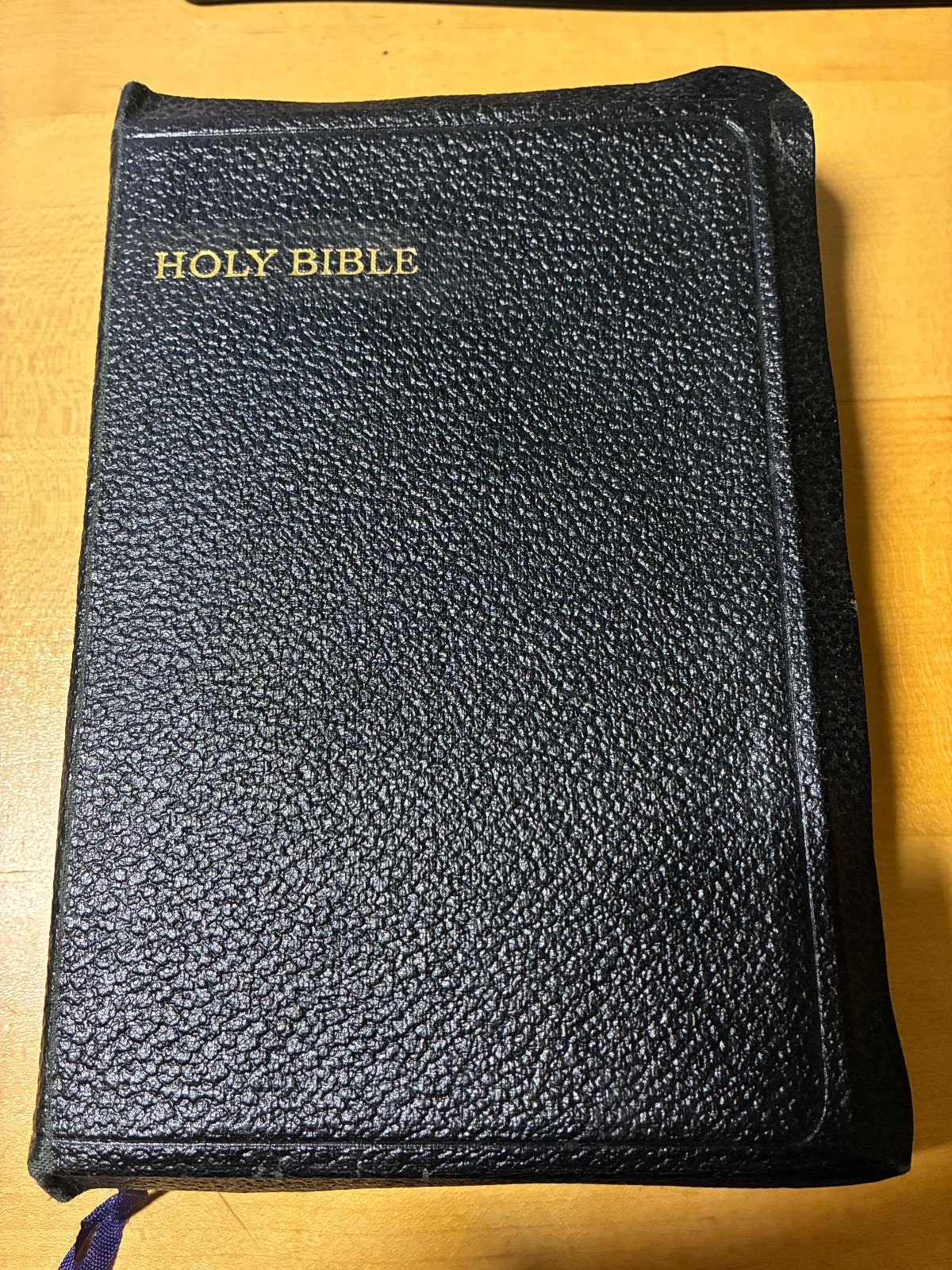 Vintage 1957 The Holy Bible Collins’ Clear-Type Pres. Free Shipping