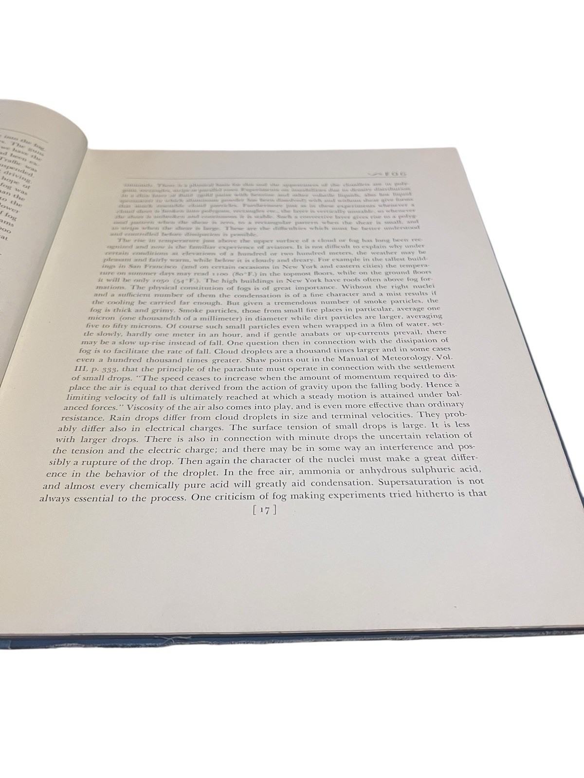 FOG, 1934,Alexander McADIE,Photographic Illustrations Hardcover