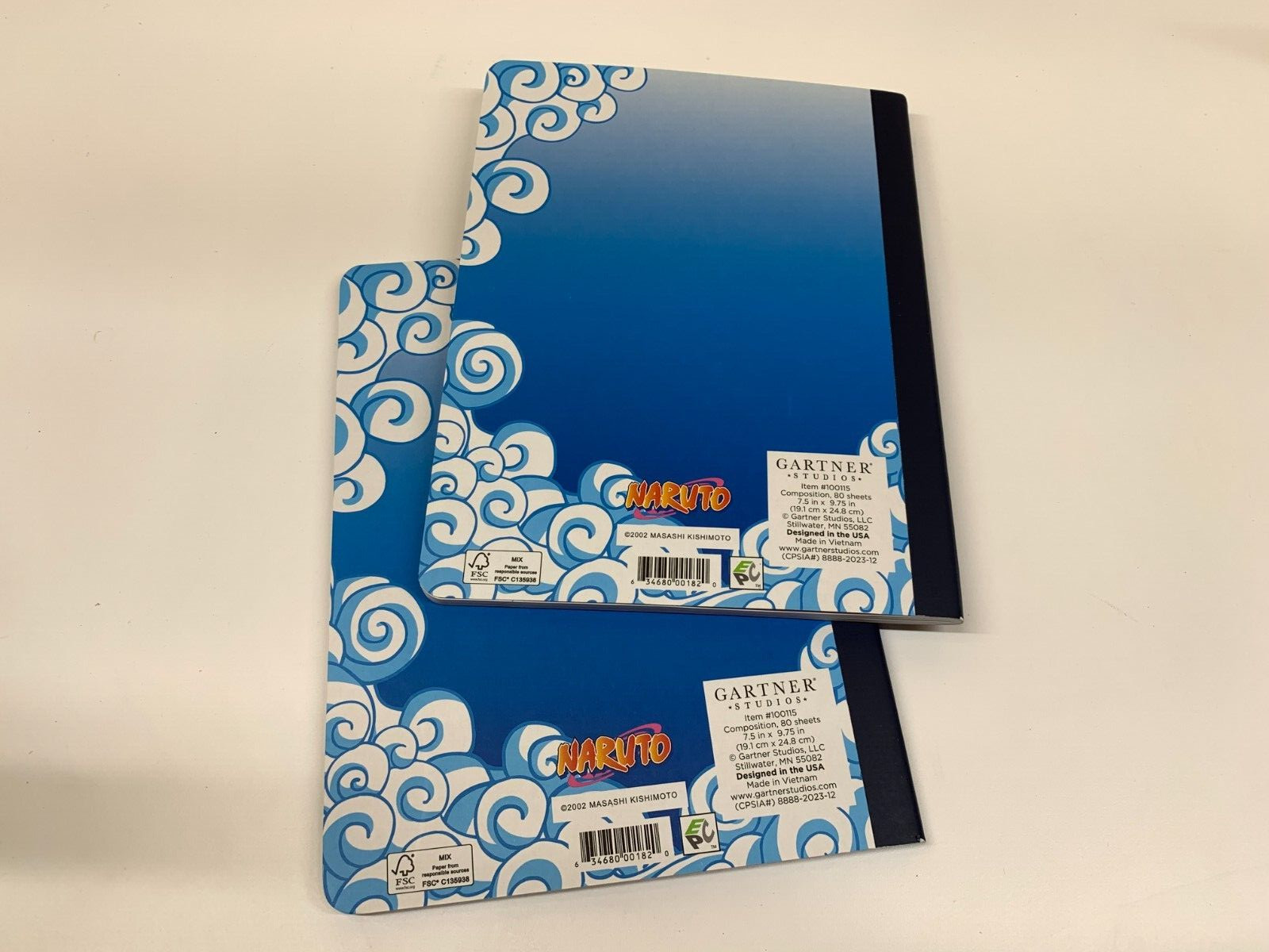Naruto Composition Notebook Children&rsquo;s School Journal 80 Pages 7.5 in x 9.75 in