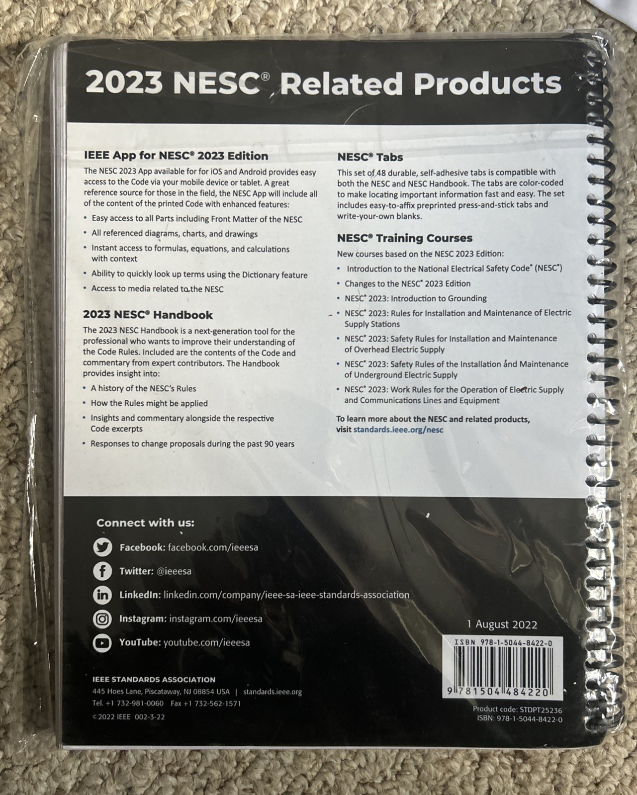 2023 National Electrical Safety Code (Brand New Sealed Spiral)