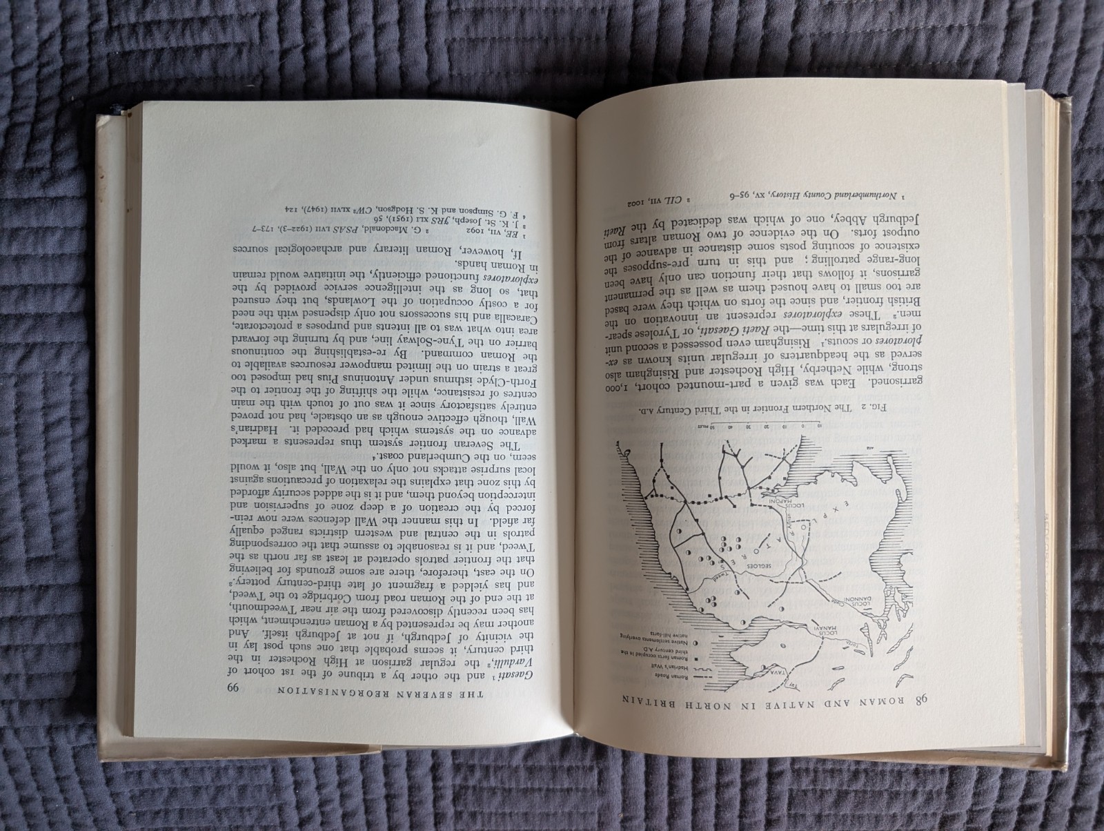 Roman And Native In North Britain Hardcover Book I A Richmond 1958 Ex Library