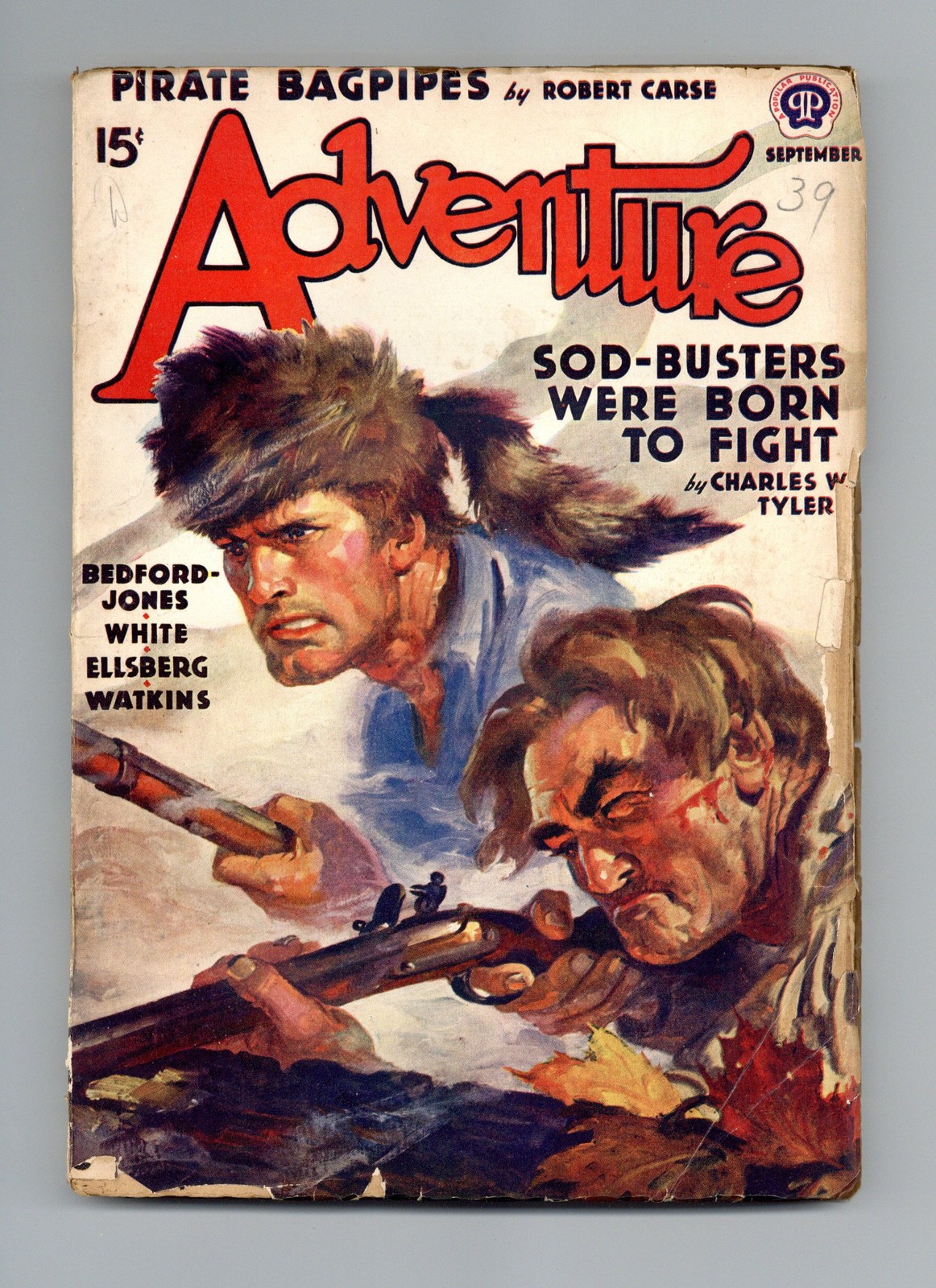 Adventure Pulp/Magazine Sep 1939 Vol. 101 #5 GD/VG 3.0 Low Grade