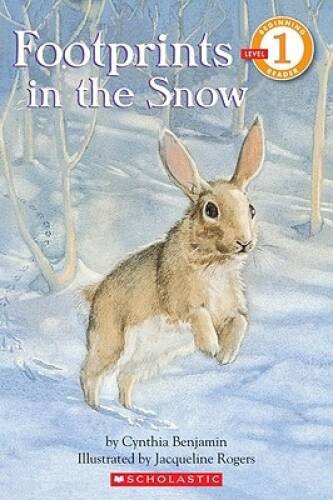 Hello Reader, Level 1: Footprints in the Snow – Paperback – GOOD