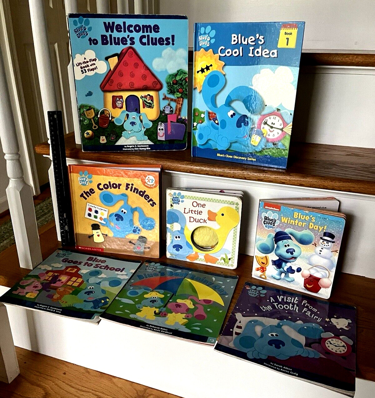 8 Assorted Blue&rsquo;s Clues Bks Welcome to Blue&rsquo;s Clues! School Winter Day Ltl Duck