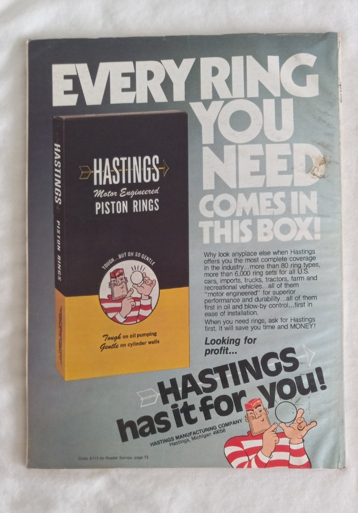 MOTOR Magazine April 1982 102 Pages Great Car repair Tips