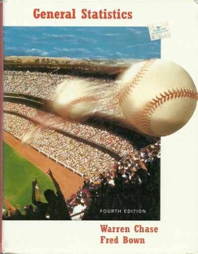 General Statistics – Hardcover, by Chase Warren – Very Good