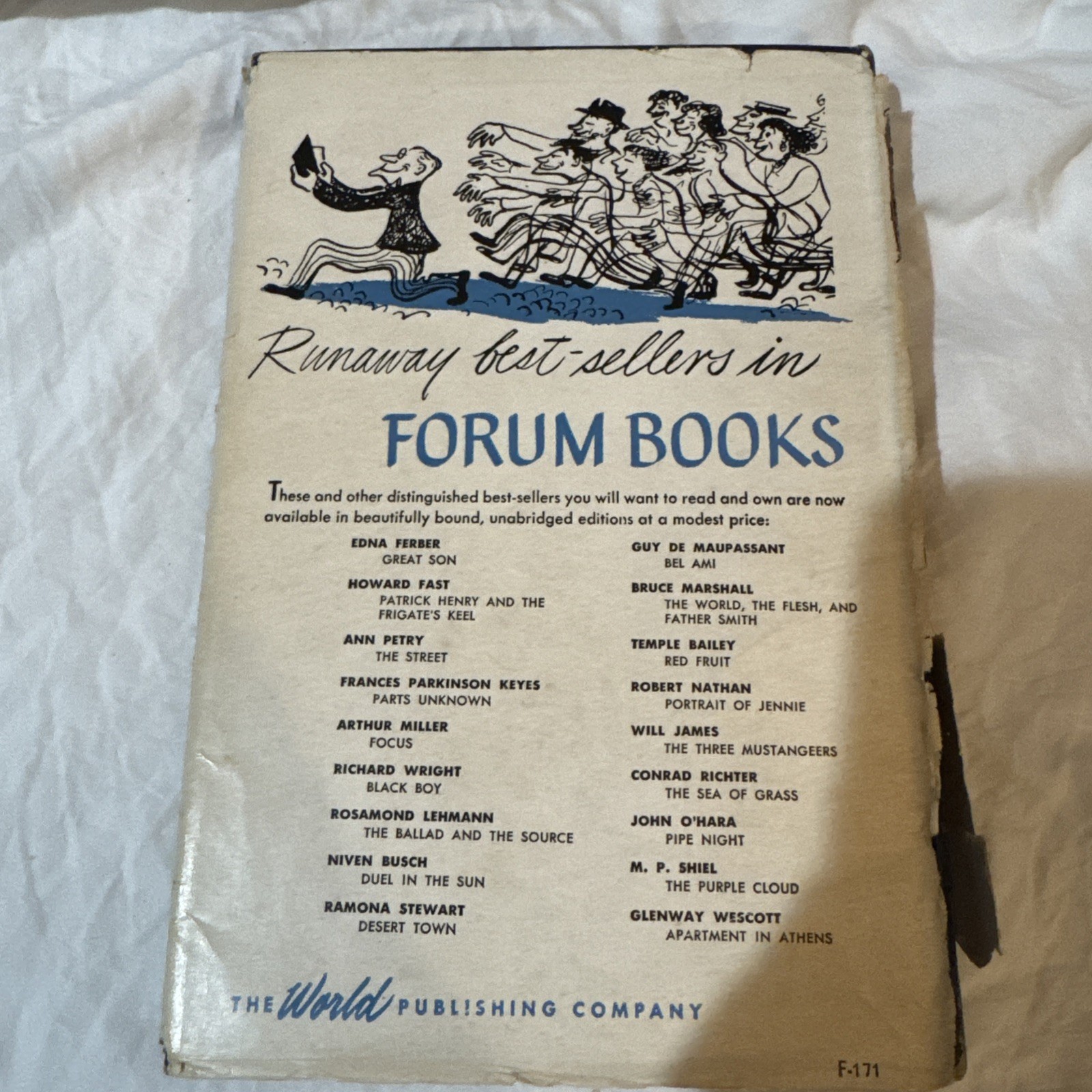 William Maxwell / The Folded Leaf « Forum Books First Printing » 1948 HC DJ