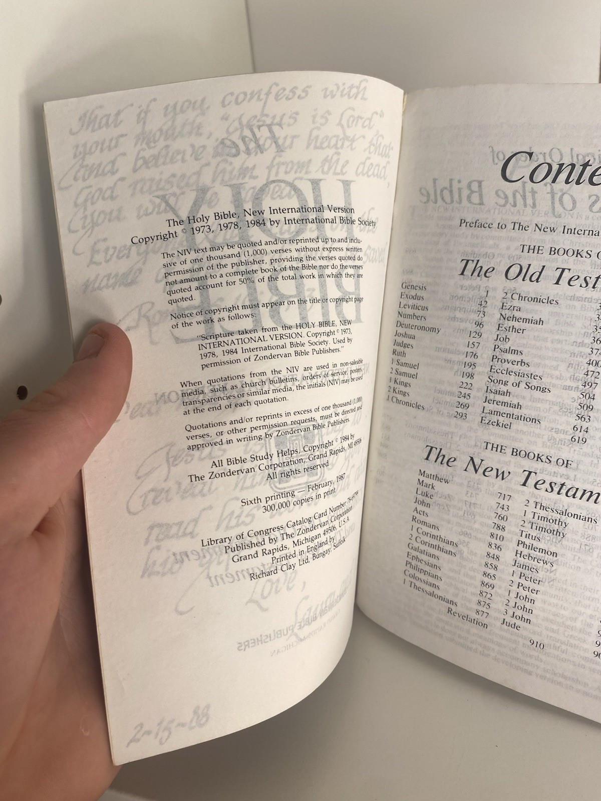 Holy Bible New International Version Softcover Zondervan Bible Publishers