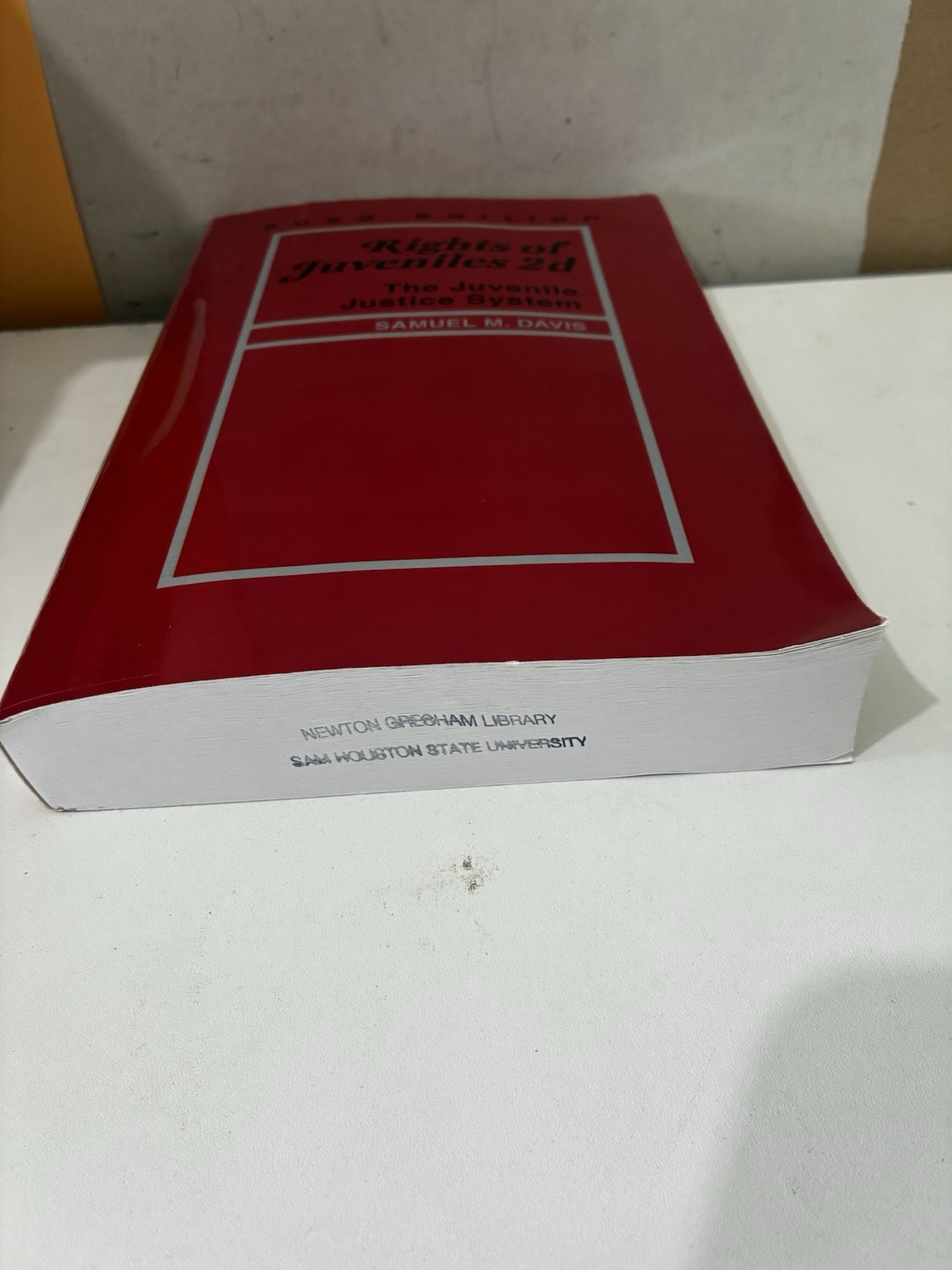 2023 Rights of Juveniles 2d Samuel DAVIS Thomson Reuters The Juvenile Ex-Library