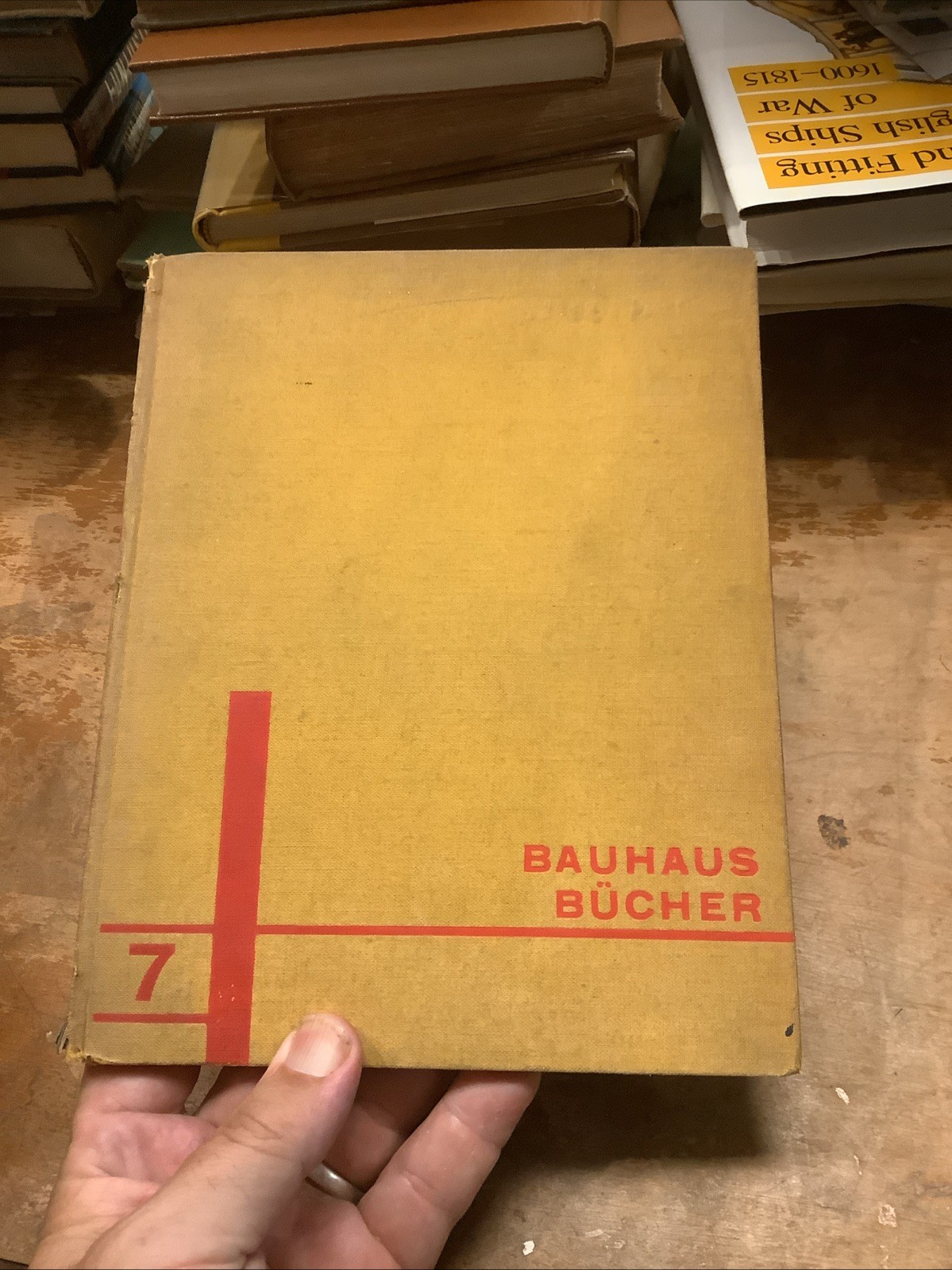 Bauhaus Bucher 7 Gopius + Moholy-Nagy Neue Arbeiten 1925 In German Heavily Worn