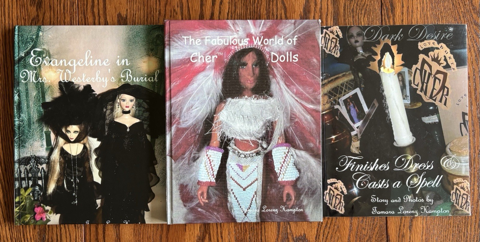 Tamara Lorenz Hampton 3 Book Lot Goth Cher Evangeline Dolls Outsider Art
