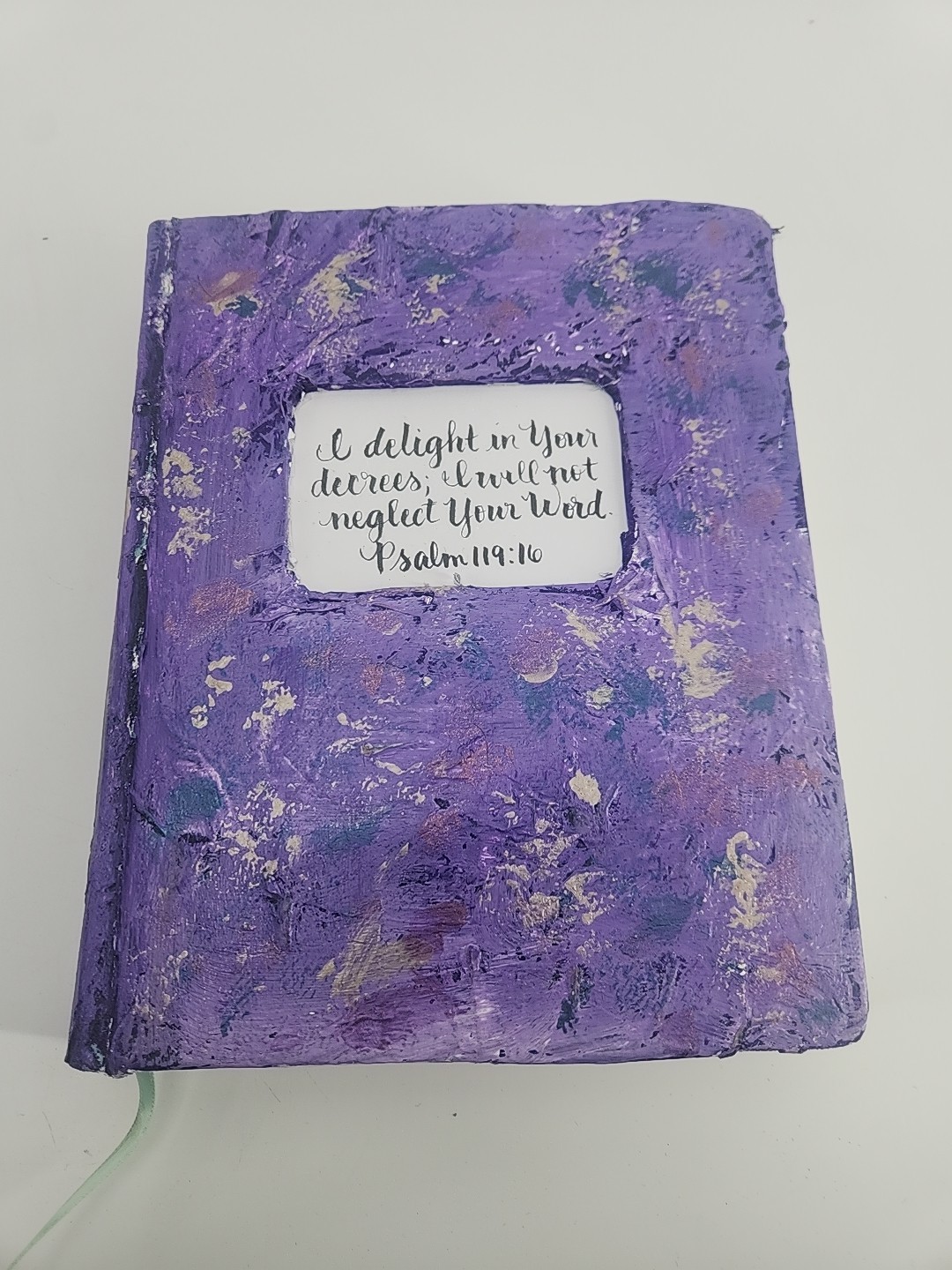 Niv Journal the Word Bible Double-Column Cloth Over Board Custom Cover Artsy
