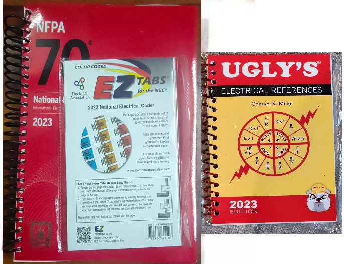 NFPA 70 2023 NEC Code Book + Ugly&rsquo;s Electrical Ref Spiral + EZ New Stock..