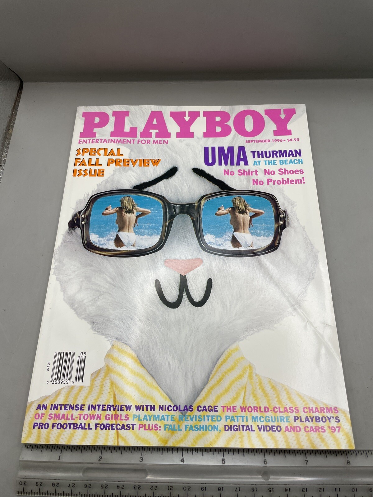 Playboy Magazine September 1996 – Uma Thurman, Special Fall Preview Issue F3A