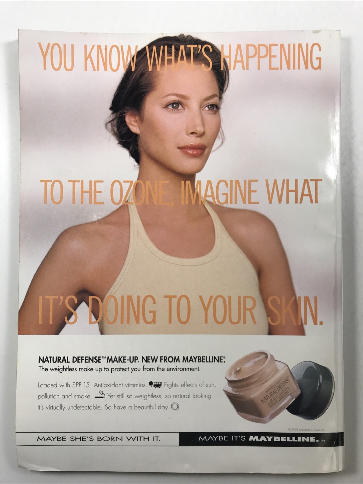 SEVENTEEN magazine August 1995-Fashion makeup hair Cover: Penny Pickard NO LABEL