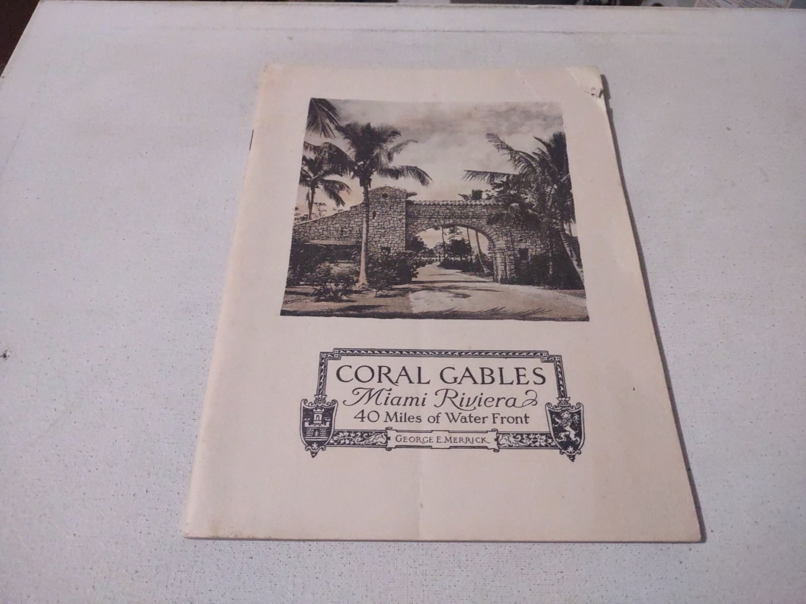 RARE CORAL GABLES FLORIDA 1925 SC BOOK MIAMI RIVIERA BY GEORGE E. MERRICK