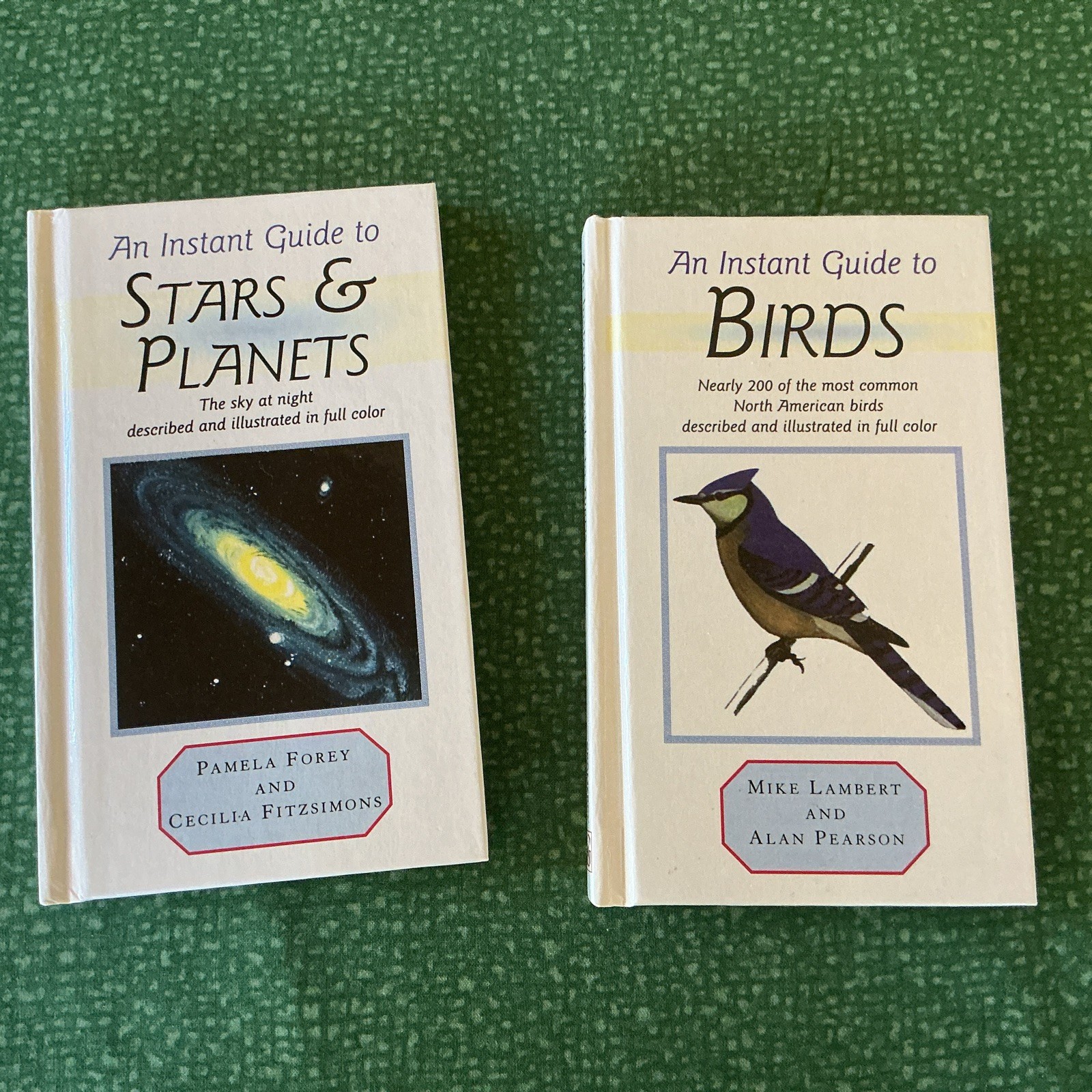Two Guidebooks STARS & PLANETS and BIRDS-NEW Hardcovers 4.25” X 7”