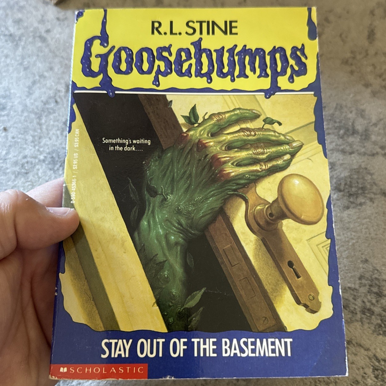 Unnumbered 1st print 1992 Goosebumps #2 Stay Out of the Basement ~ RL Stine