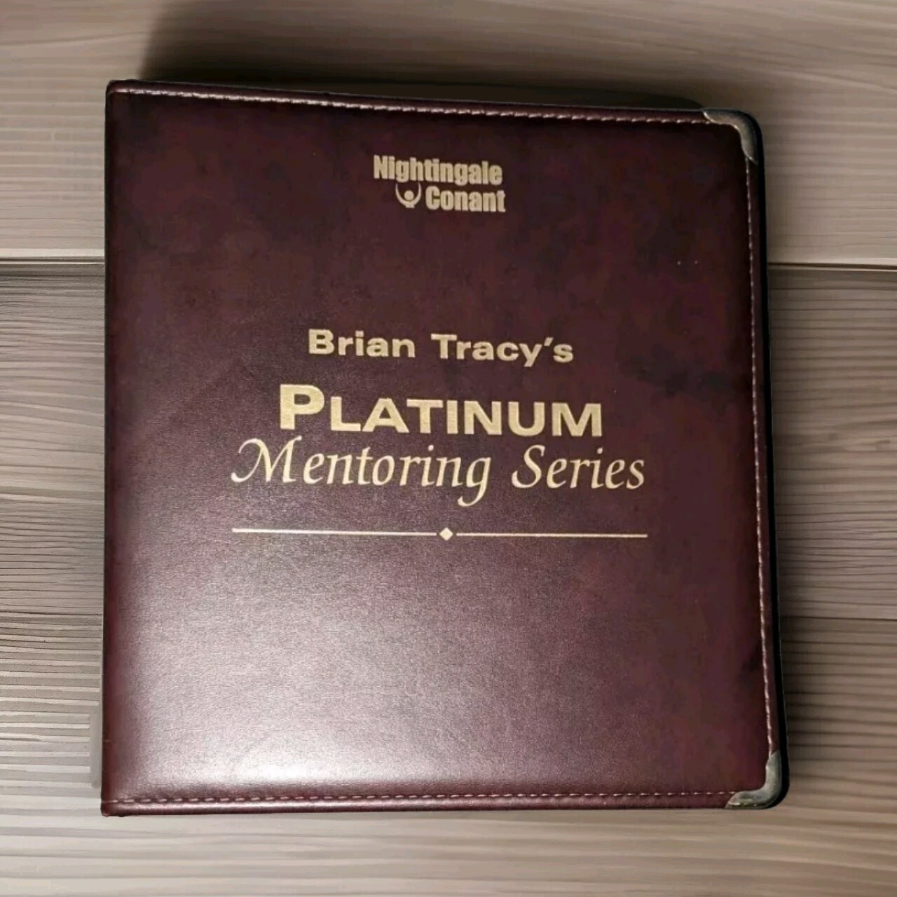 RARE VINTAGE BRIAN TRACY&rsquo;S PLATINUM MENTORING SERIES BINDER NIGHTINGALE CONANT