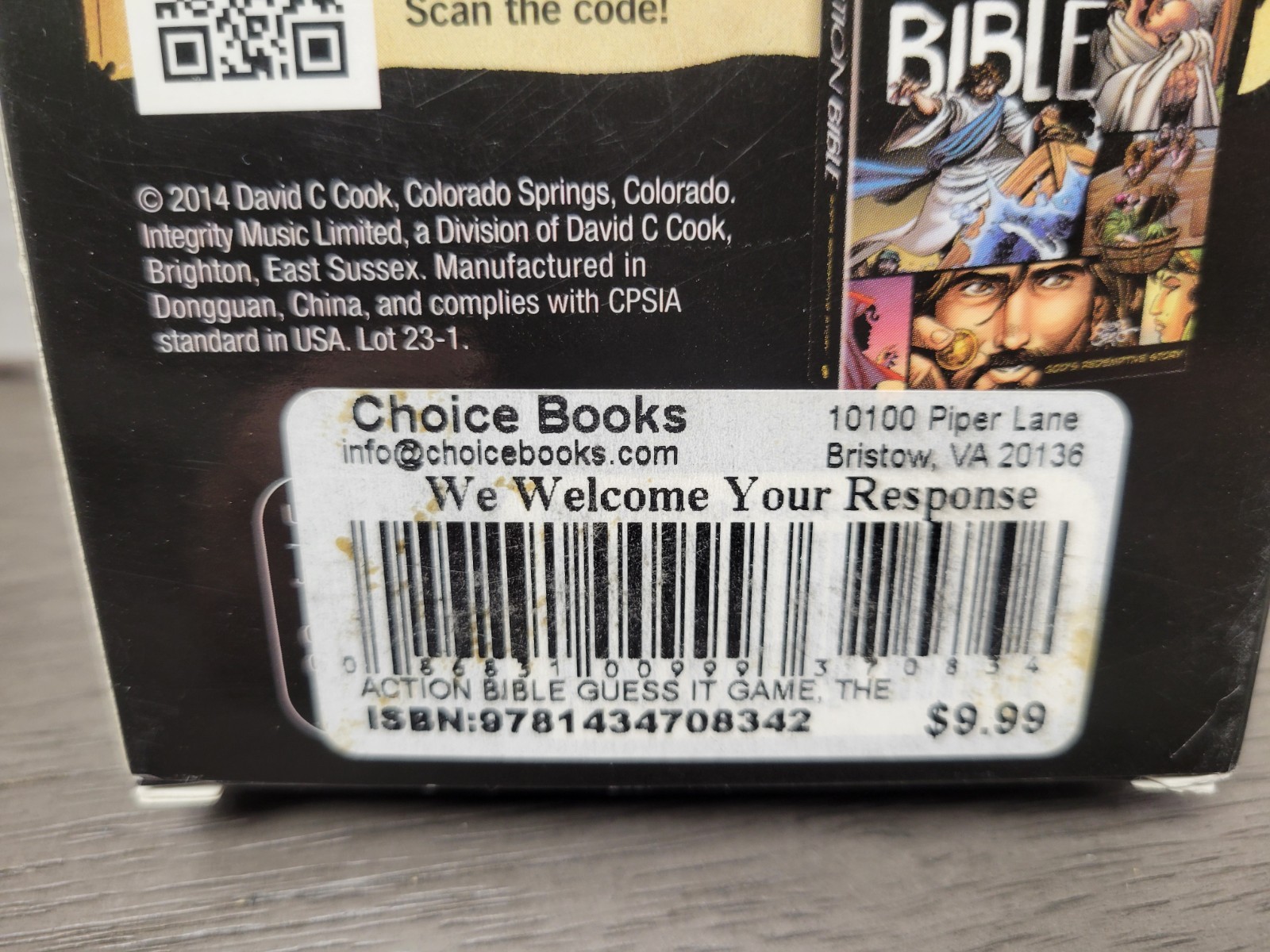 The Action Bible: Guess-It Card Game, Trivia Learning Fun for Kids Ages 8-12