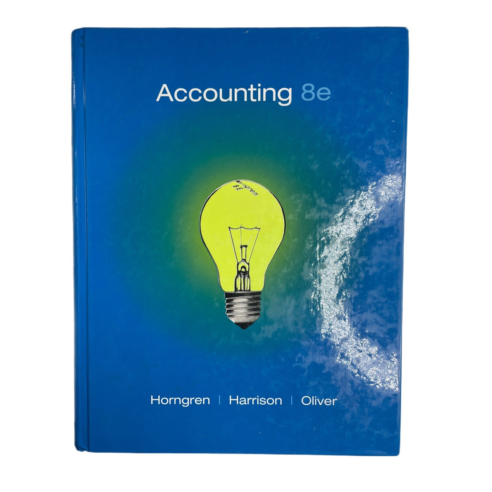 Accounting 8e Charles T. Horngren Hardcover Very Good+