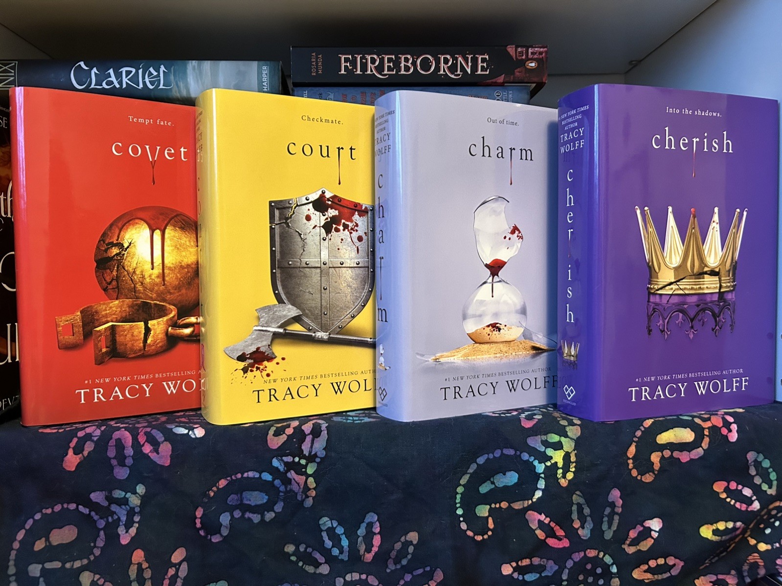 Crave Series Books 3-6: Covet, Court, Charm, Cherish Tracy Wolff – 1st Editions